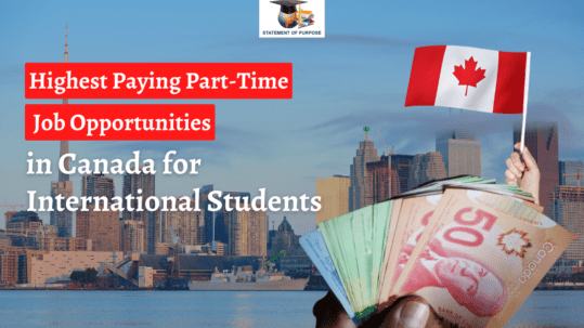 Highest Paying Part-Time Job Opportunities in Canada for International Students