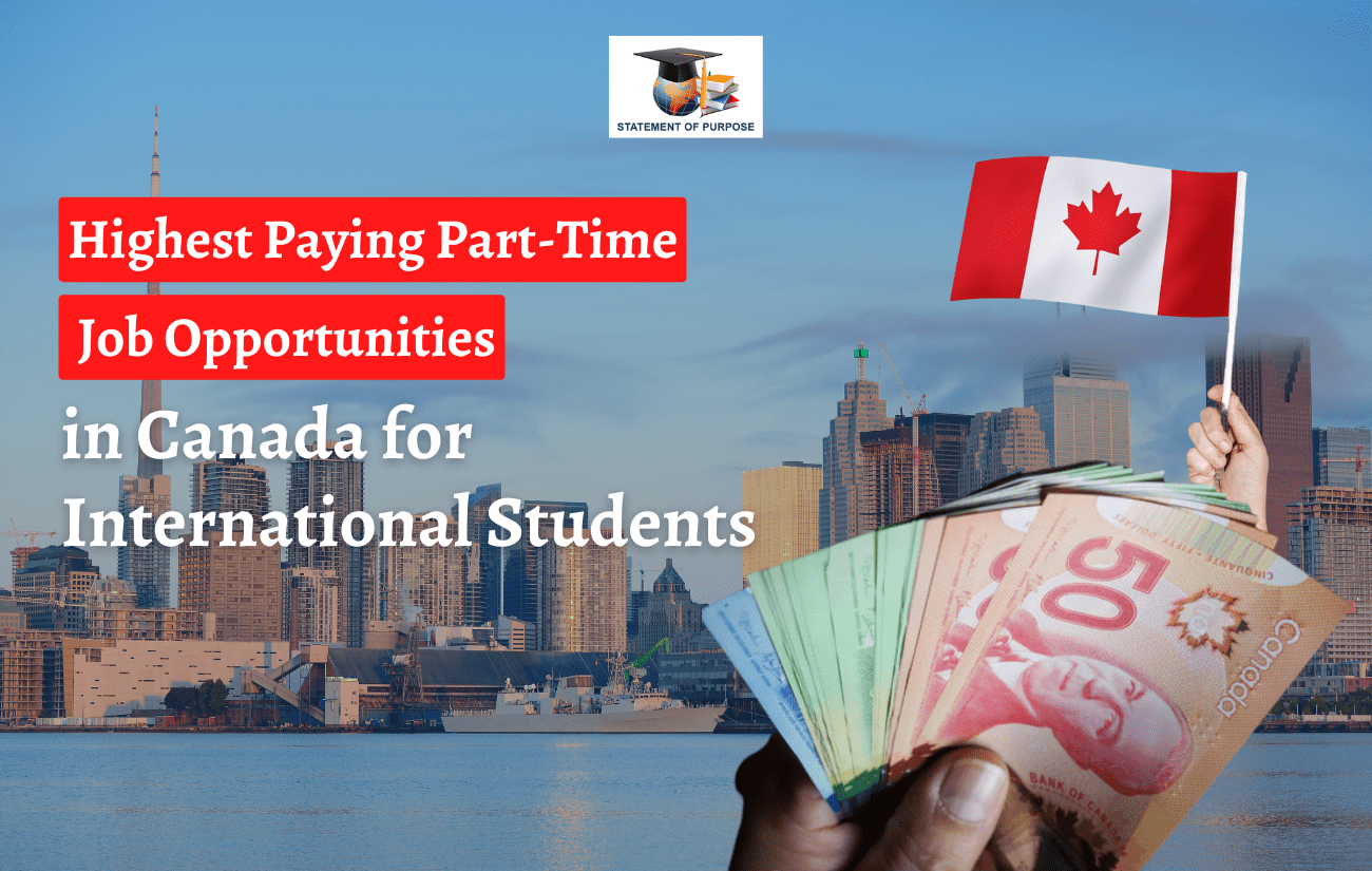 Highest Paying Part-Time Job Opportunities in Canada for International Students